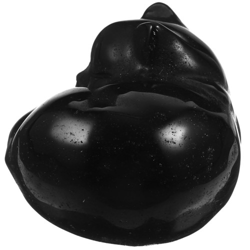 Cat crystals sculpture statue - cat,