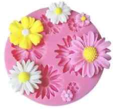 3D Daisy Flowers Fondant Mold Silicone Cake Chocolate Decorating DIY Mould