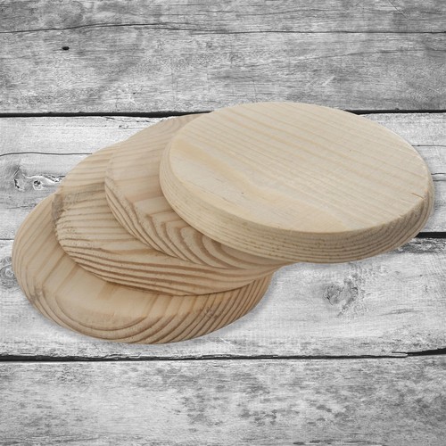 Round thick plain pine - round,