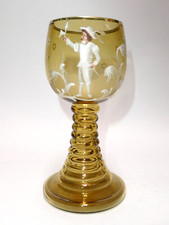 Fritz Heckert Rummer With Snow Painting 19 C.A9-o