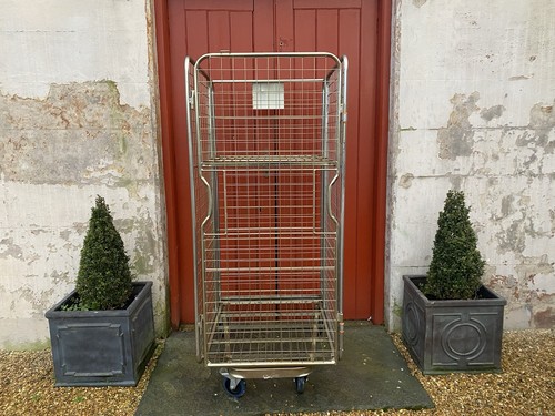 Warehouse roll cage trolley - roll,