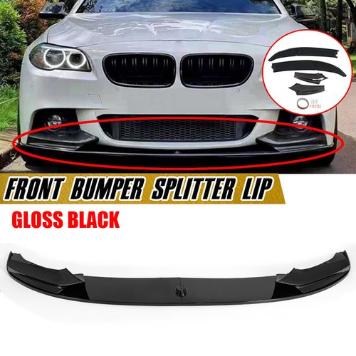 Gloss black front splitter lip - gloss,