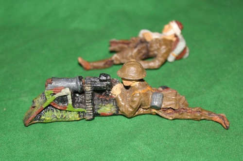 Vintage elastolin ww1 soldiers - vintage,
