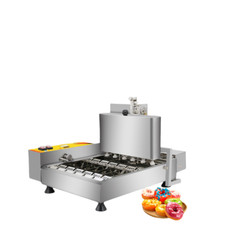 UK Electric Automatic Donut Fryer Ball Doughnuts Maker Machine Stainless Cooking