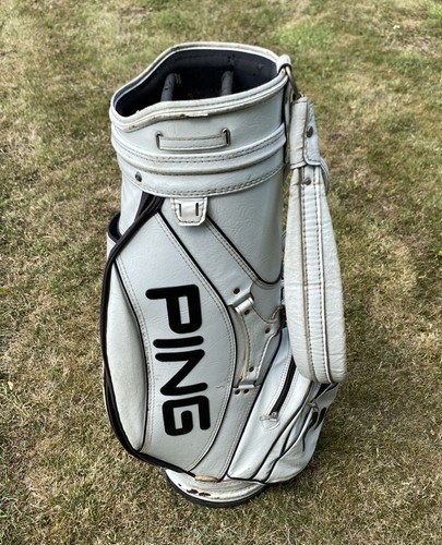 Vintage ping white - ping, leather