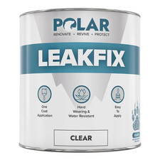 Polar Premium Leak Seal Clear Paint - 500Ml - Instant Waterproof Roof Sealant -