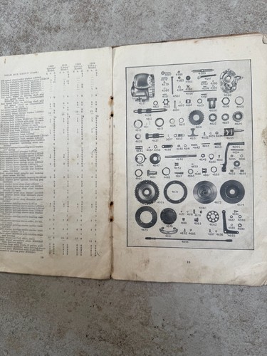 Vintage rudge spare parts book - rudge,