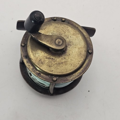 Vintage all brass crank - , wind