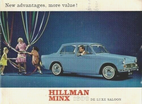 Hillman minx series - series, 1600