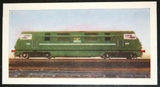 WARSHIP  Diesel Hydraulic Locomotive  D801 Vanguard   Vintage 1962 Card  FE23M