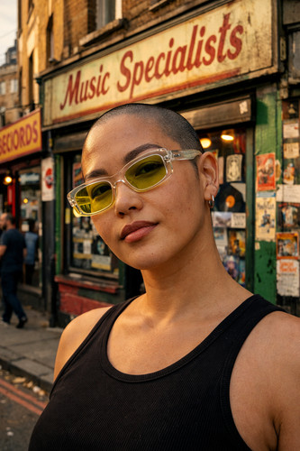 Transparent sunglasses eyewear - sunglasses,