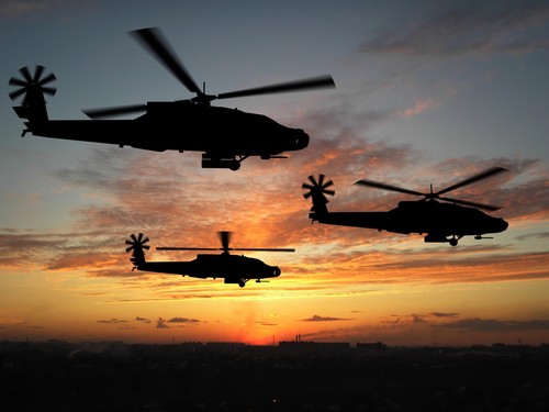 Sunset helicopters machine - sunset,