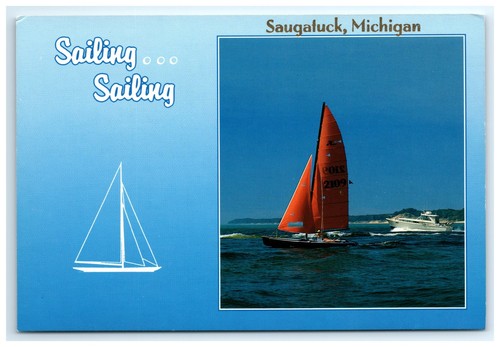 Postcard sailing - postcard,