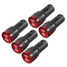 5pcs Red Indicator Light with