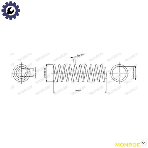 Suspension spring sp2100 for - spring,