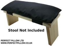 MEDITATION STOOL CUSHION,ORGANIC KAPOK FILLED, GREAT BRITISH MADE,NO TOXIC 