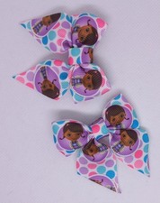 Doc Mcstuffins Ribbon Hairbow