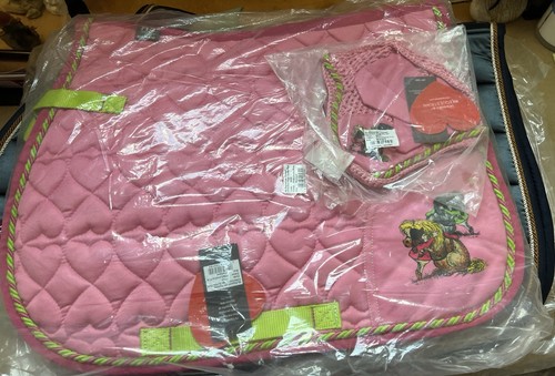 Thelwell pink saddle pad and - pink,