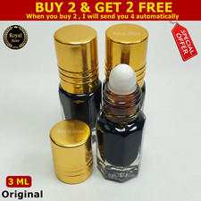 1× Black Musk 3ml  Ruqya Islamic Dark Arabian perfume oil مسك طهارة اسود