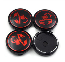 4x Fiat Alloy Wheel Hub Centre