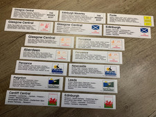 British Rail Carriage Label Replica Magnet - Scotland to South West 16 Variants