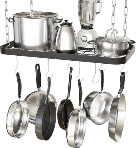 Ceiling mount pot pan rack - pot,