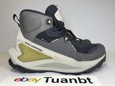 BRAND NEW Salomon Elixir Mid Gore-Tex Women’s Hiking Boots  Grey/Beige Outdoor
