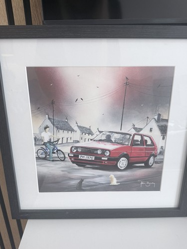 Adam barsby golf gti framed - barsby, gti"