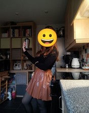 Petite XS Brown Faux Leather