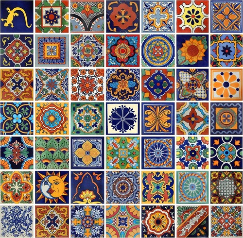 Set 100 talavera mexican - of,