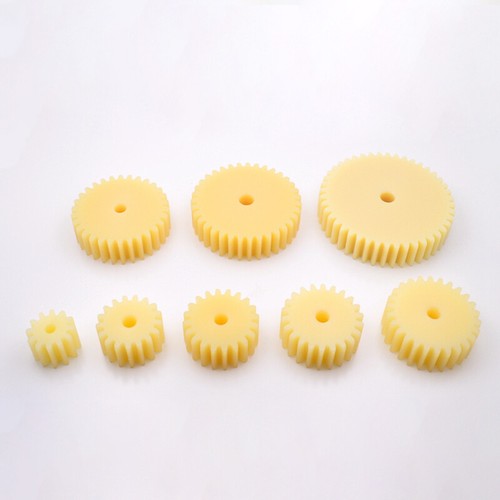 Plastic nylon spur gear flat - nylon,