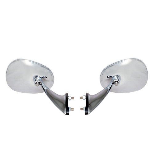 Chrome ellipse fender mirror - chrome,