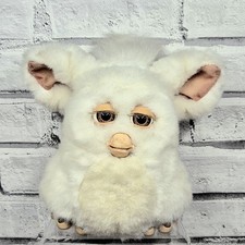 Furby Emoto Tronic Marshmallow Working Hasbro 2005 White Working READ DESC!!!