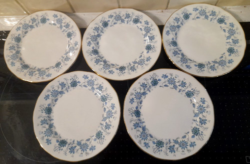 Five vintage colclough - five, bone