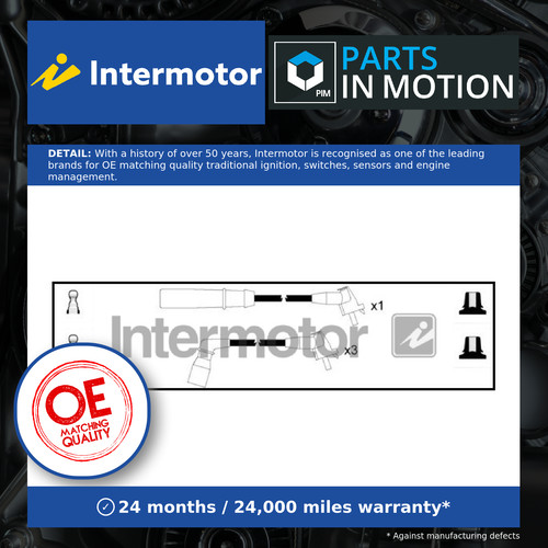 Leads ignition cables - ignition, set