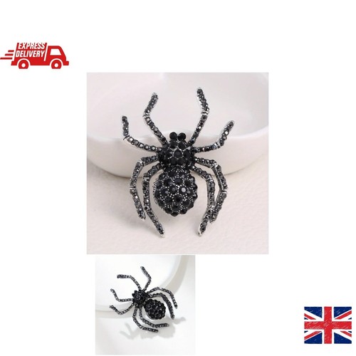 Insect pin black spider - pin,