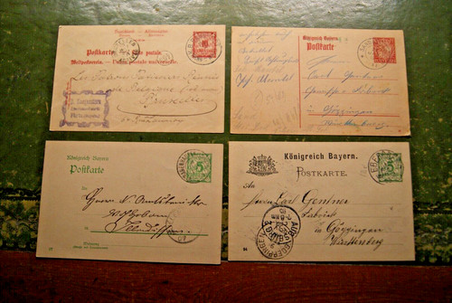 German stamps group early - of,