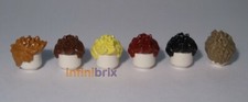 Lego Hair 18228 / 98385 PICK & MIX ANY COLOURS! Grey Yellow Brown Black Tan Red