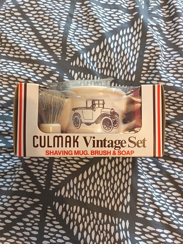 Vintage culmak shaving kit - vintage,