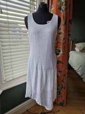 Peruzzi dress, white, UK size 10, 100% linen