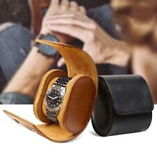 Travel Leather 1/2/3 Slot Watch Storage Box Watch Bag Watch Roll Display Case UK