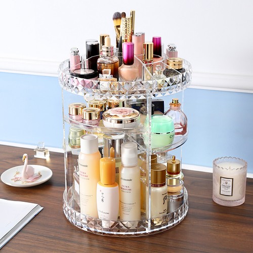360 rotating makeup organiser - makeup,