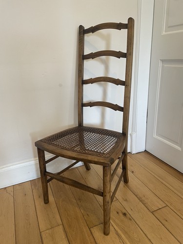 Vintage oak wooden - vintage, ladder