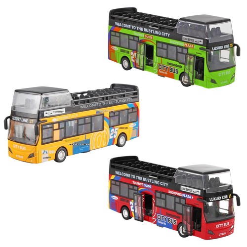 Double decker bus toy with - double,
