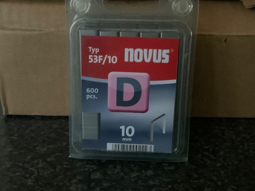 Novus staples type - staples, 53f/10