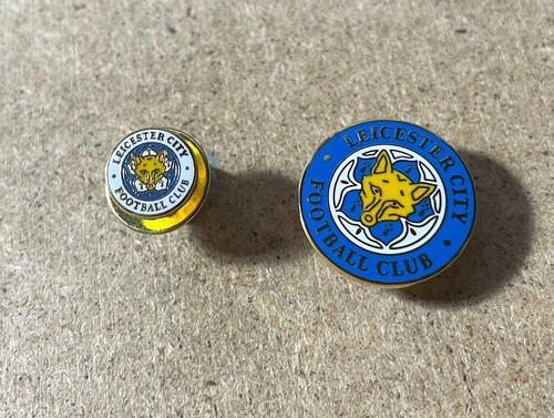 Leicester city enamel - enamel, football