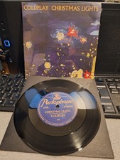 Coldplay Christmas Lights 7” BLACK Vinyl New UNPLAYED 45 RECORD SINGLE
