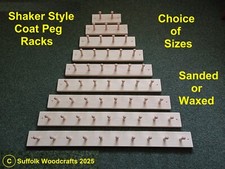 Shaker Style WOODEN COAT PEG