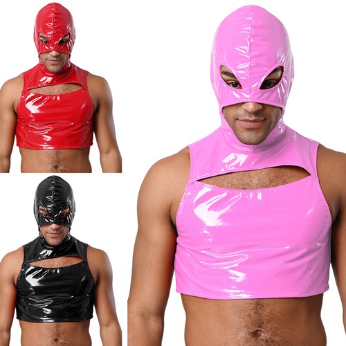 Mens wet look patent - look,