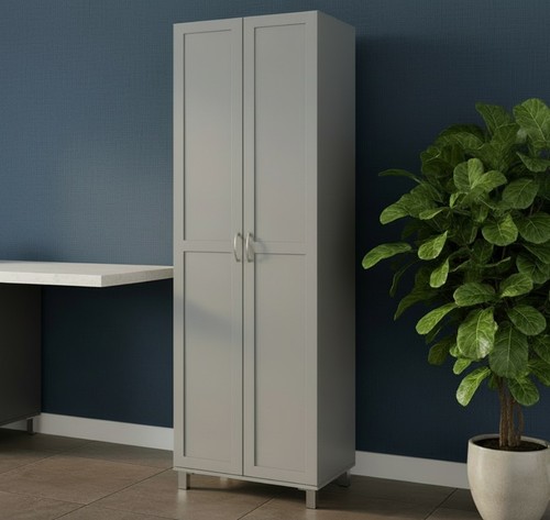 Grey tall kitchen larder - grey,